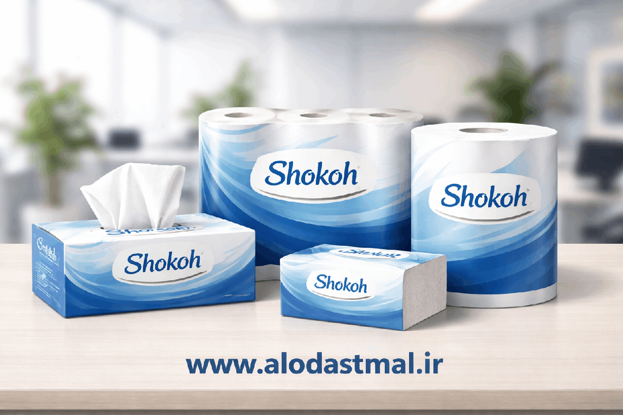 دستمال کاغذی شکوه